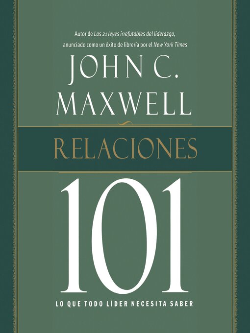 Title details for Relaciones 101 by John C. Maxwell - Available